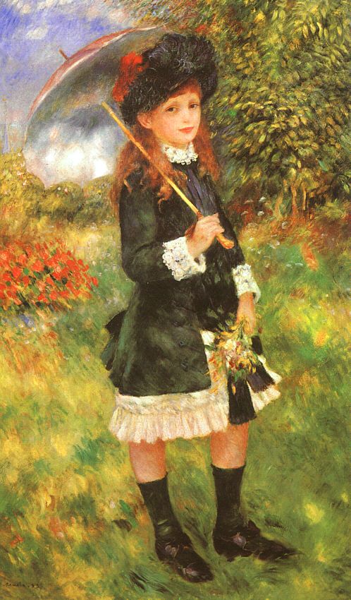 Young Girl with a Parasol